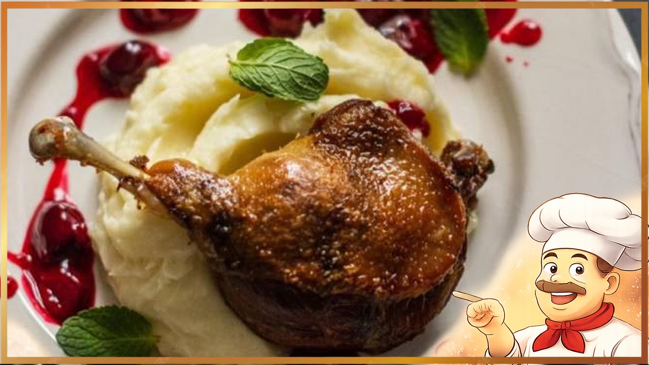 Утка во фруктово-медовом соусе