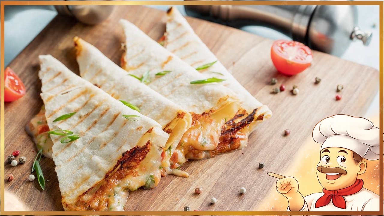 Лаваш с сырной начинкой