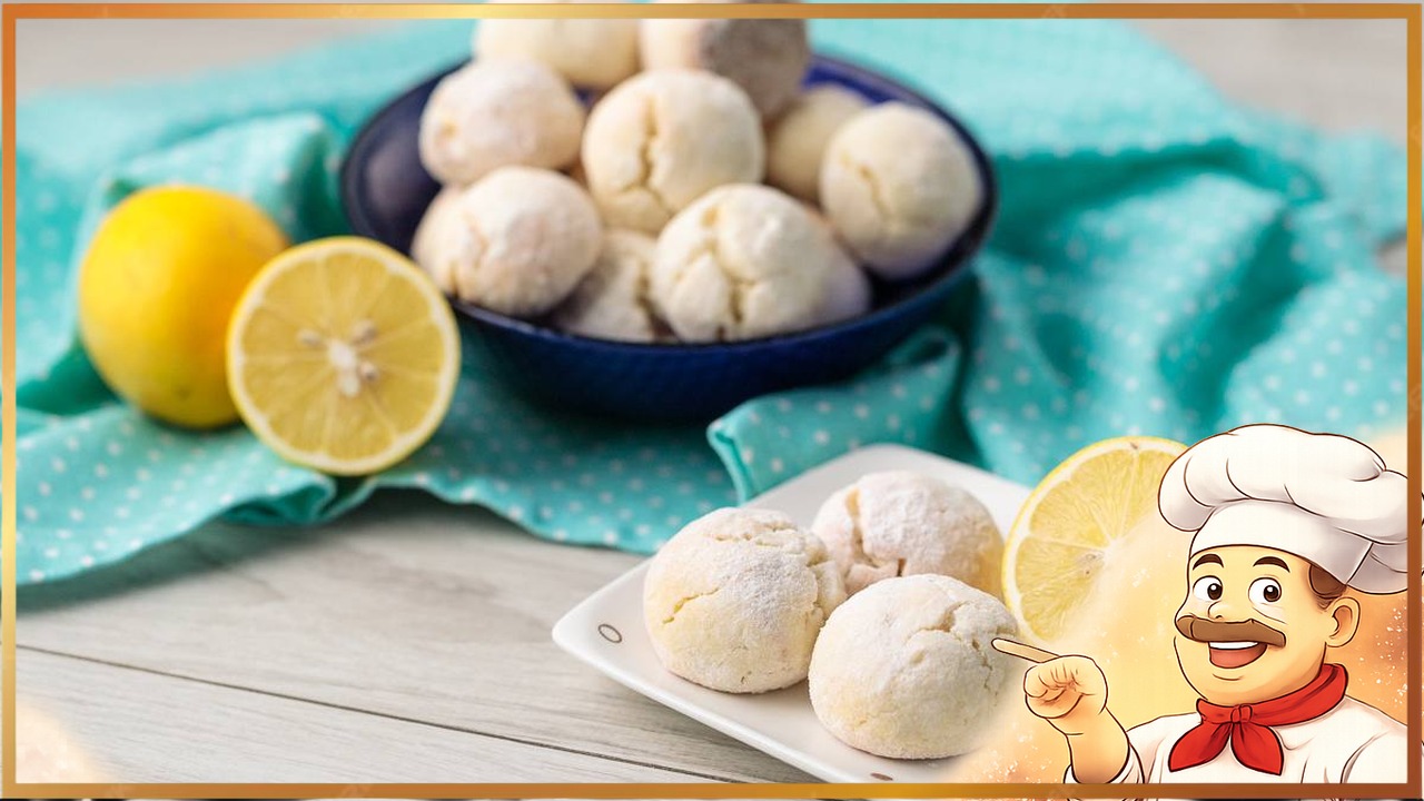 Лимонное печенье