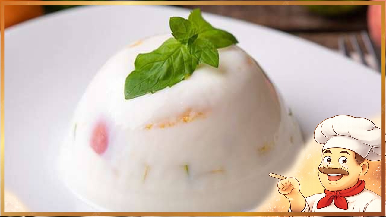 Сметанное желе с фруктами