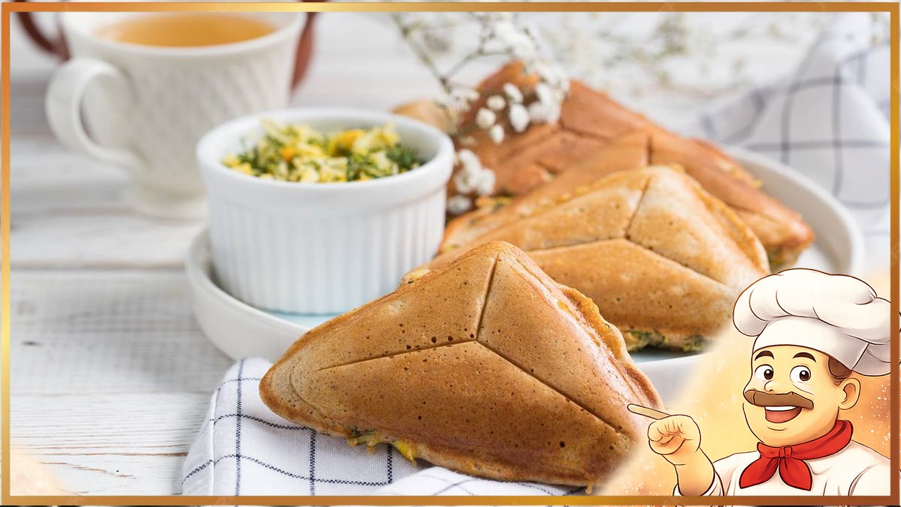 Быстрые пирожки с яйцом и зеленью