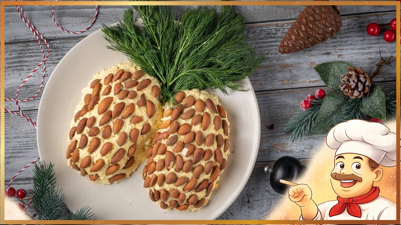 Салат «Сосновая шишка»