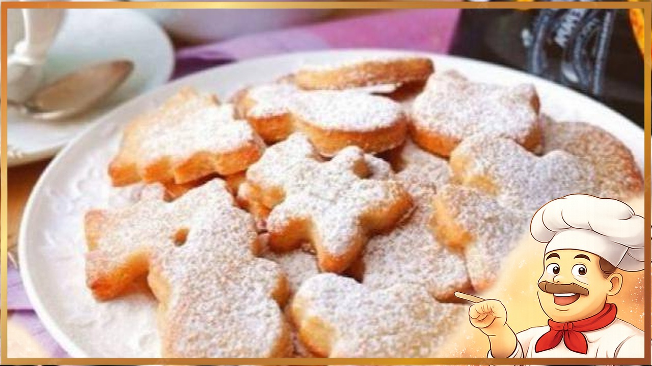 Детское творожное печенье