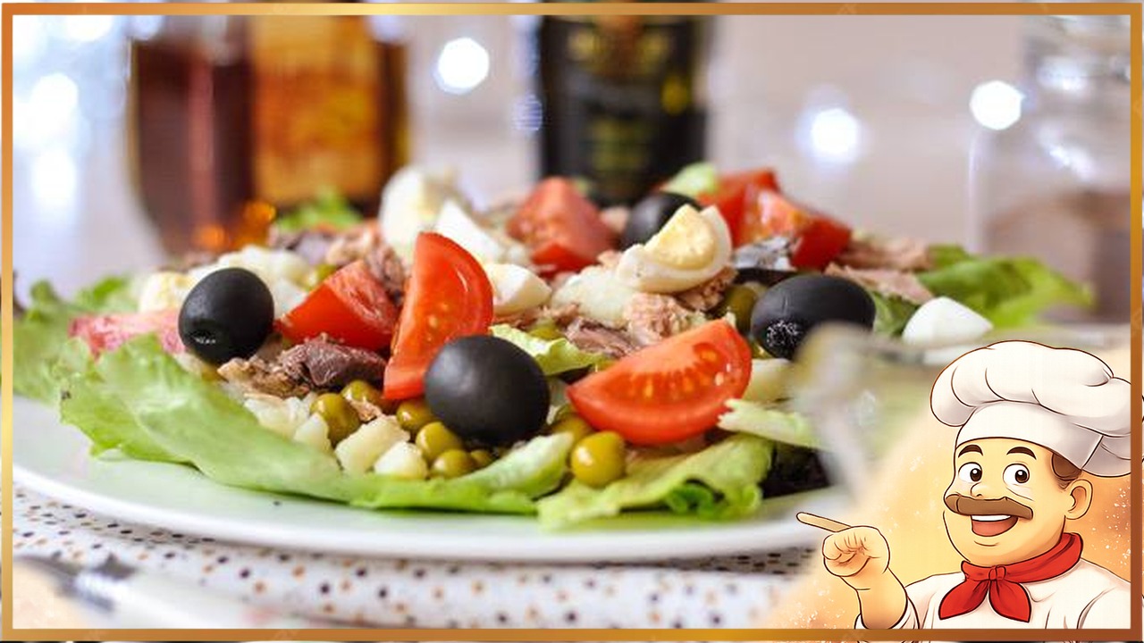 Салат с тунцом