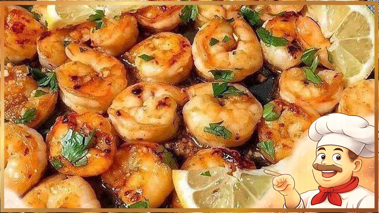 Креветки в медово-соевом соусе