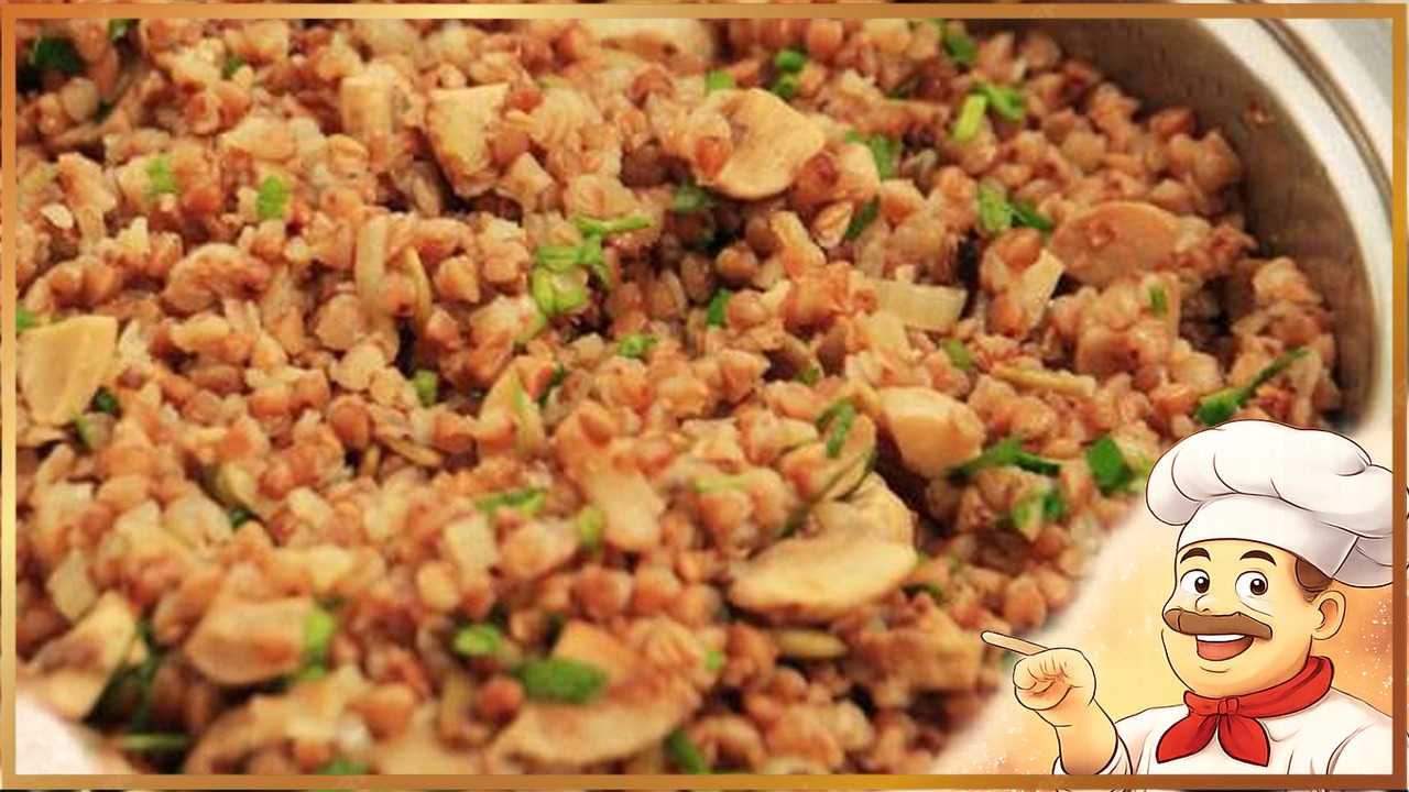 Гречка с курицей и грибами