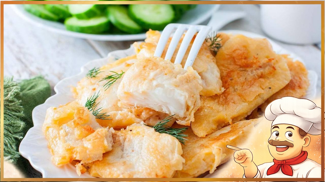 Минтай в кляре