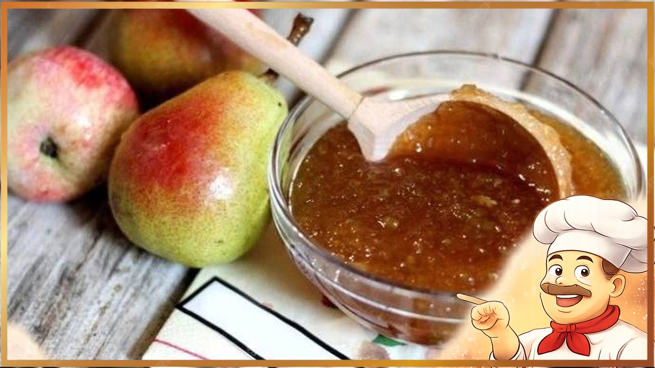 Яблочный конфитюр с имбирем