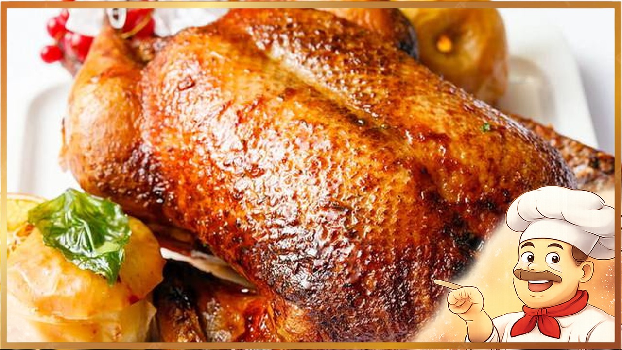 Утка во фруктово-медовом соусе