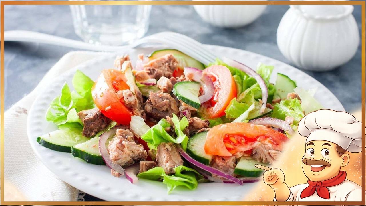 Салат с тунцом