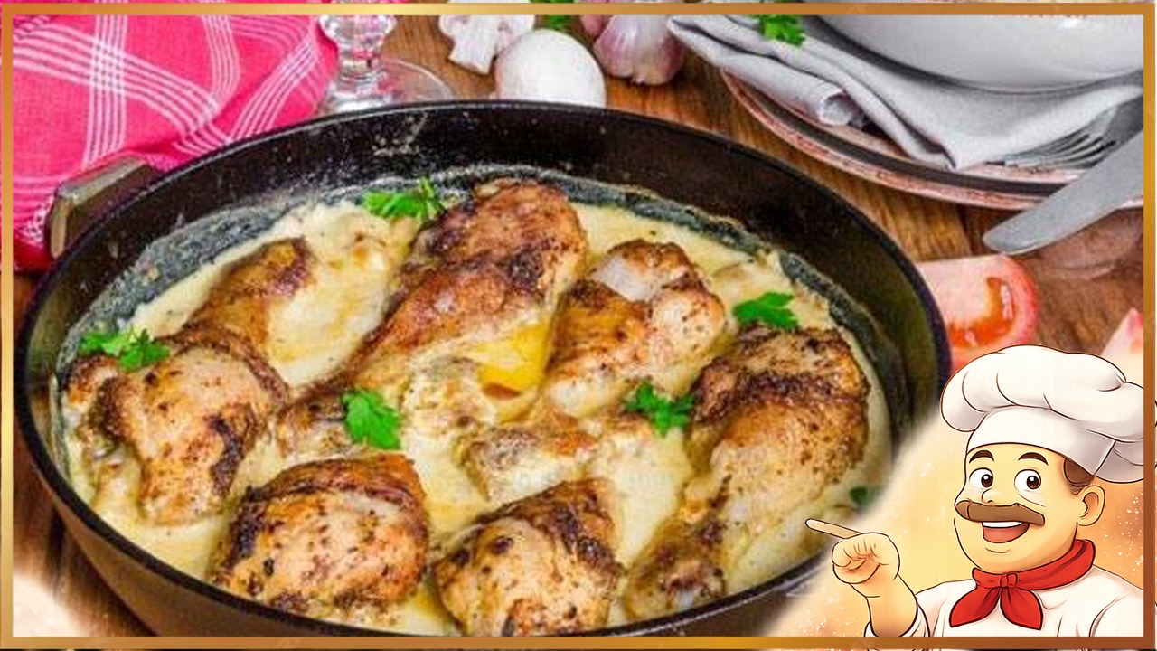 Ножки со сметаной и сыром