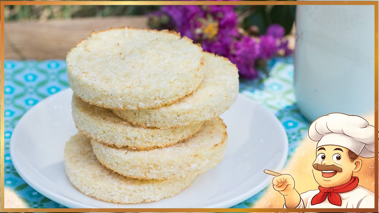 Низкокалорийное кокосовое печенье