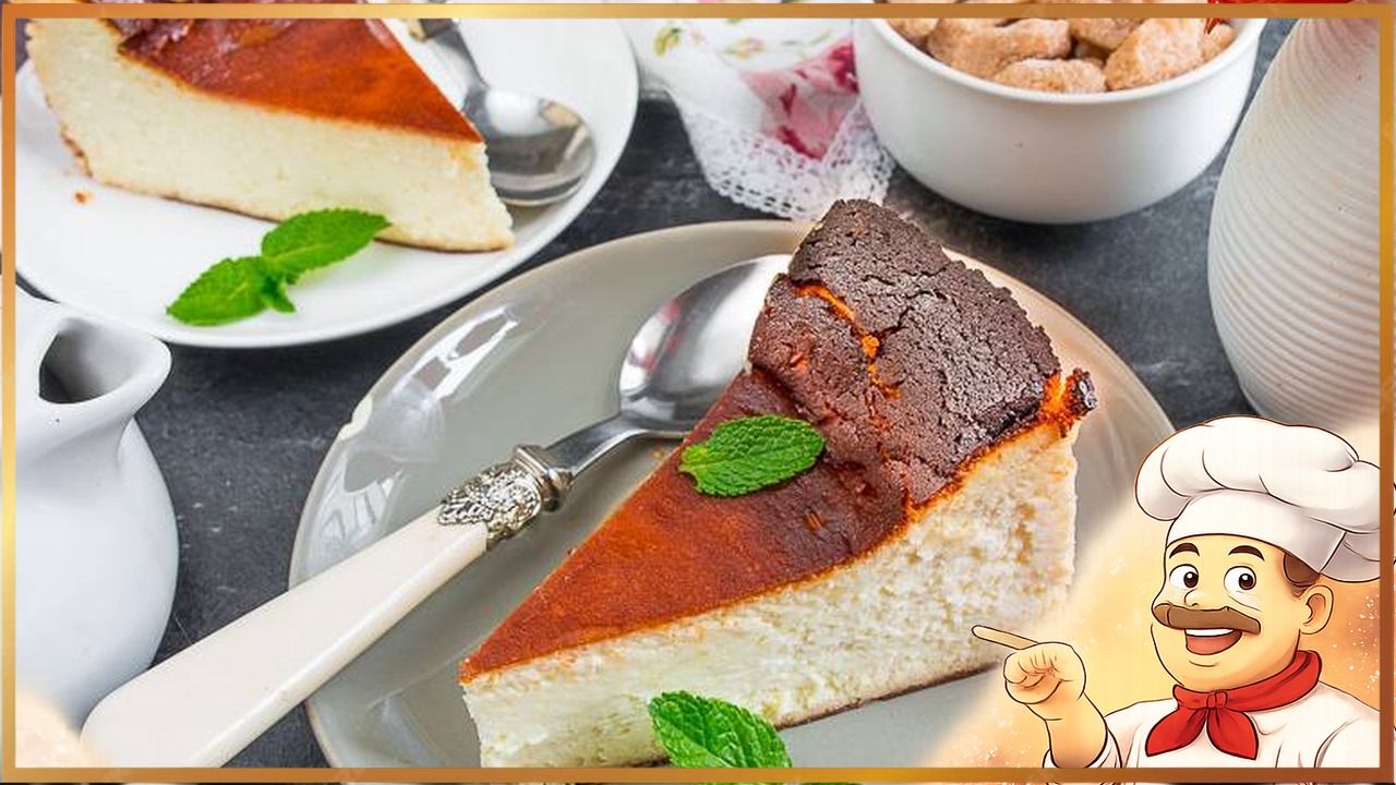 Шоколадный чизкейк Сан-Себастьян