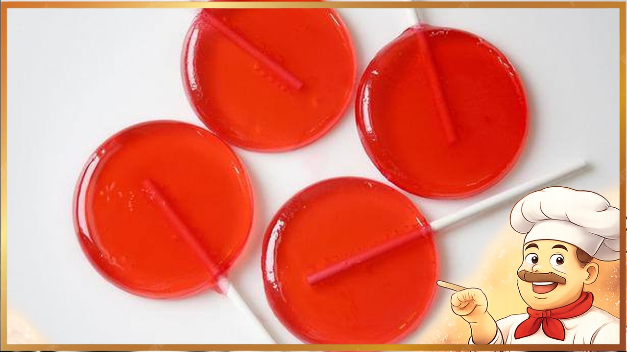 Карамельные леденцы на палочке