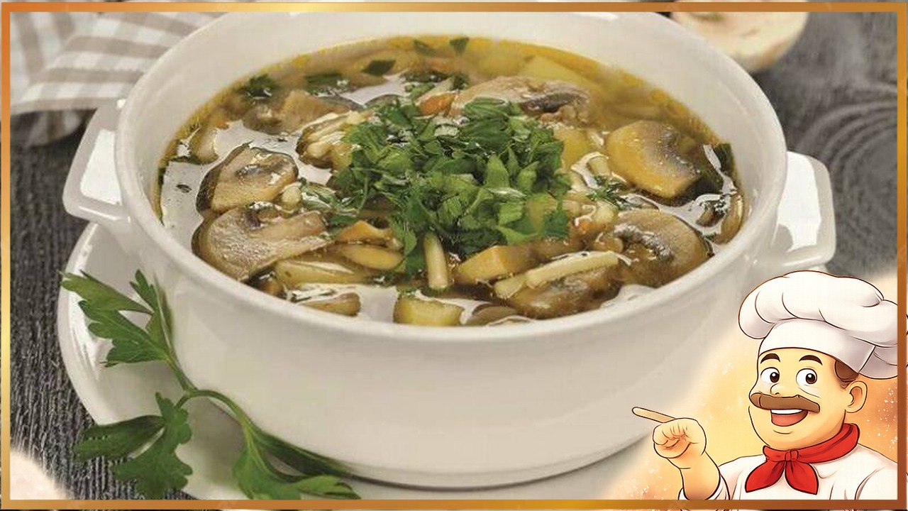 Суп из шампиньонов