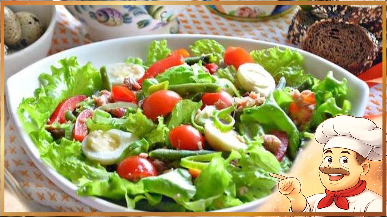 Салат с тунцом