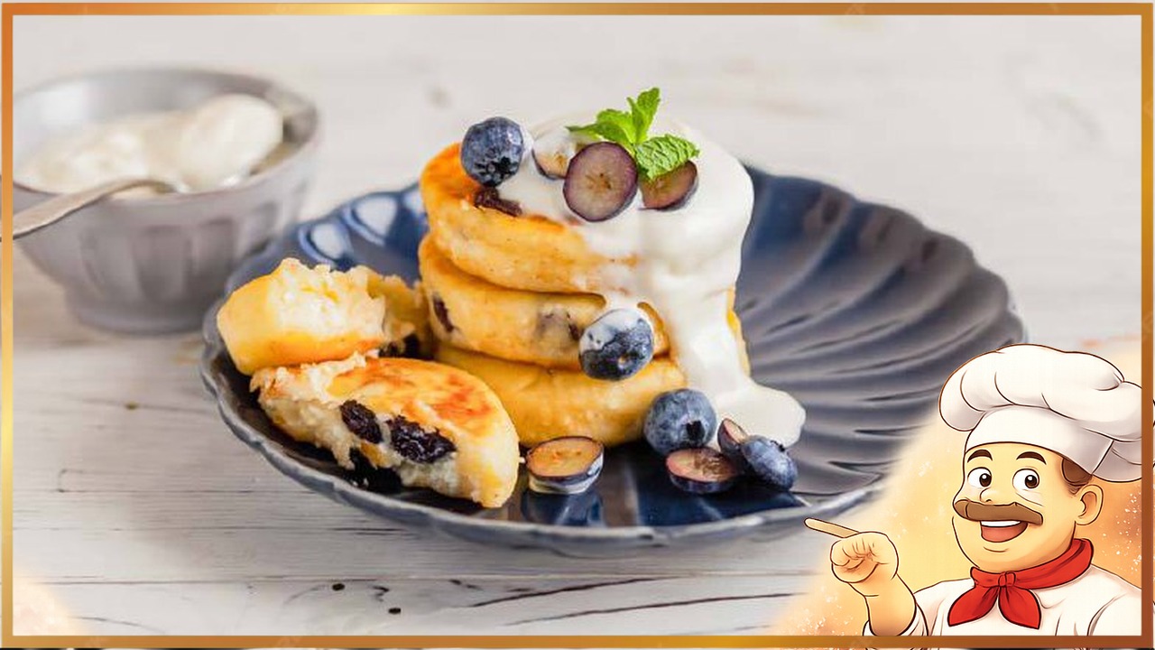 Сырники с изюмом