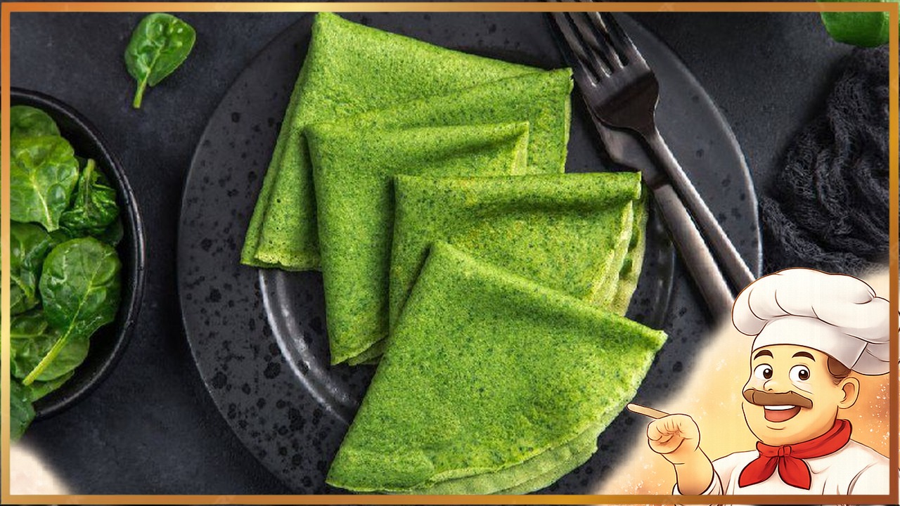 Шпинатные блины
