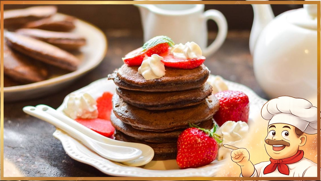 Шоколадные оладьи