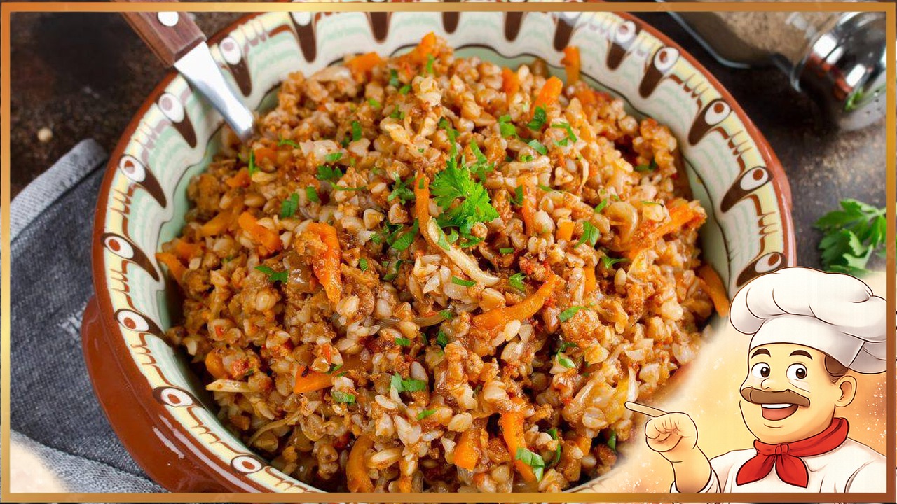 Гречка по-купечески с фаршем