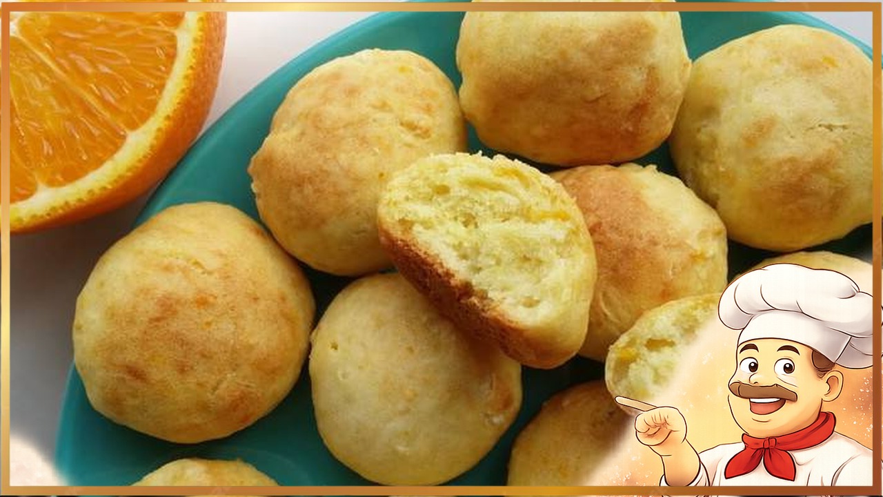 Постное апельсиновое печенье