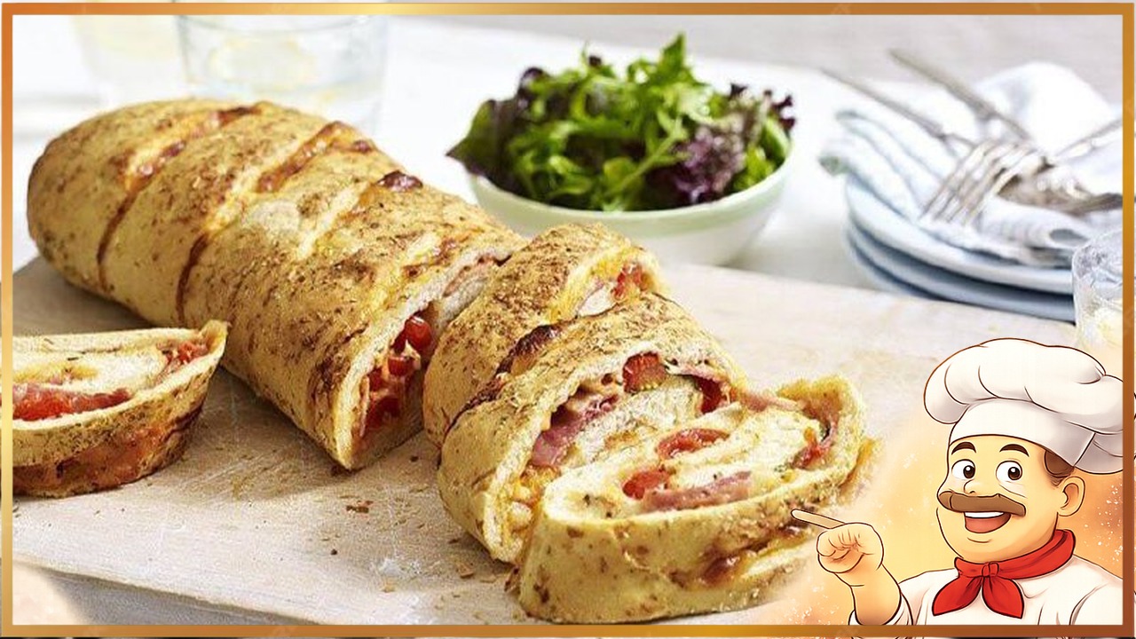 Пицца-рулет «Стромболи» с салями