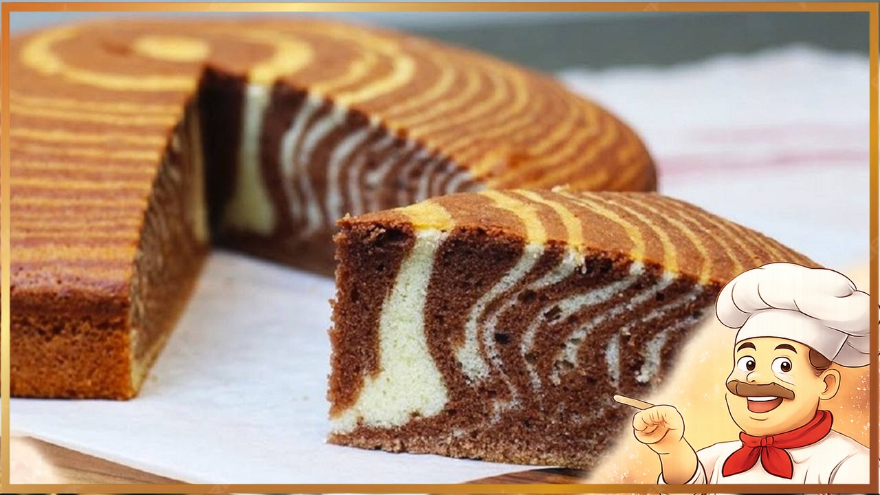 Пирог «Зебра»