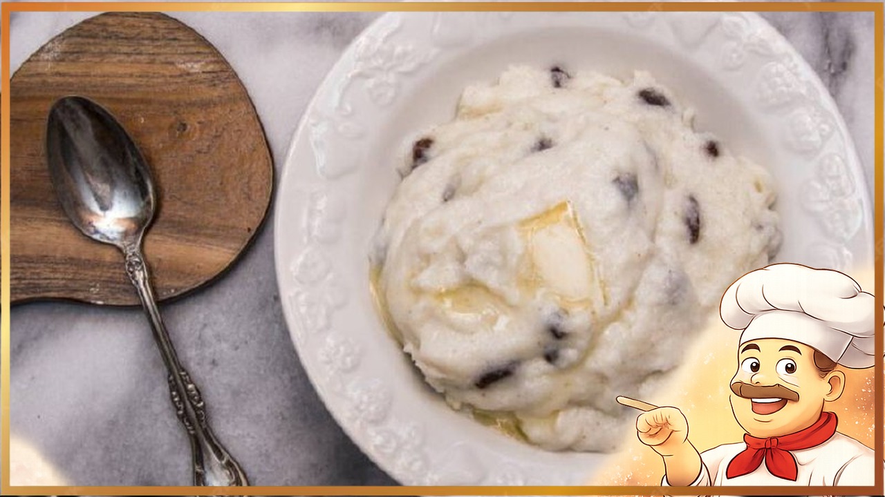 Манная каша с изюмом