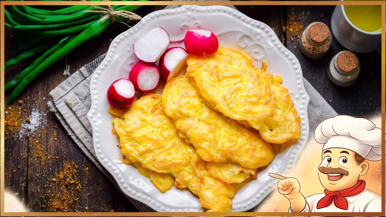 Куриные отбивные в сырном кляре