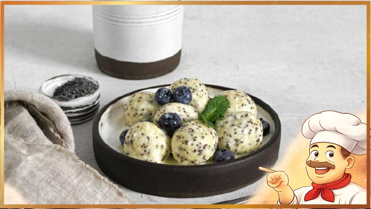 Ленивые вареники с маком