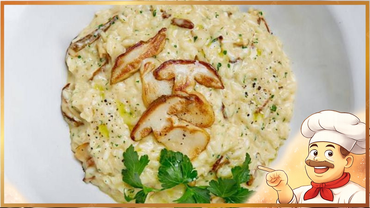 Ризотто с белыми грибами