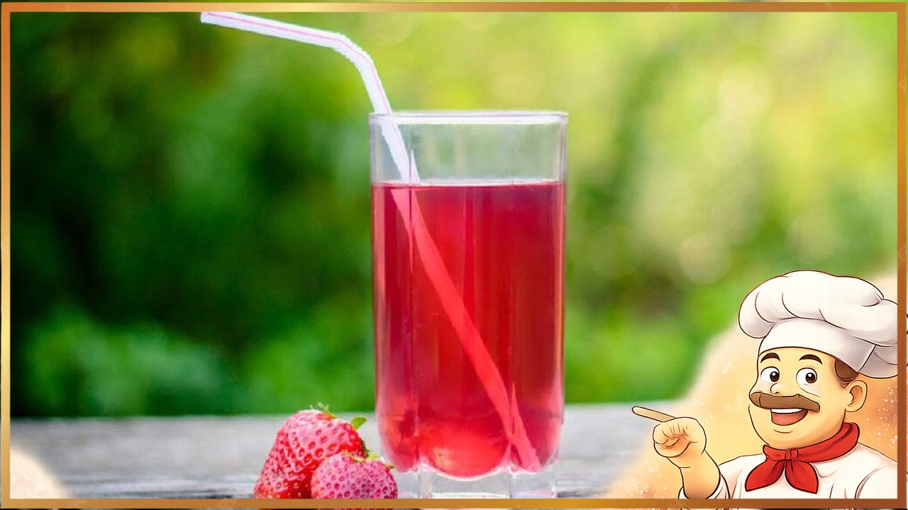 Компот из клубники и малины