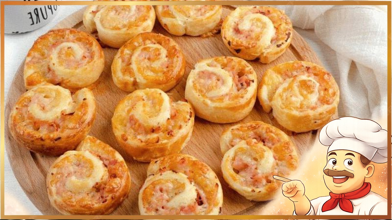 Улитки с ветчиной и сыром