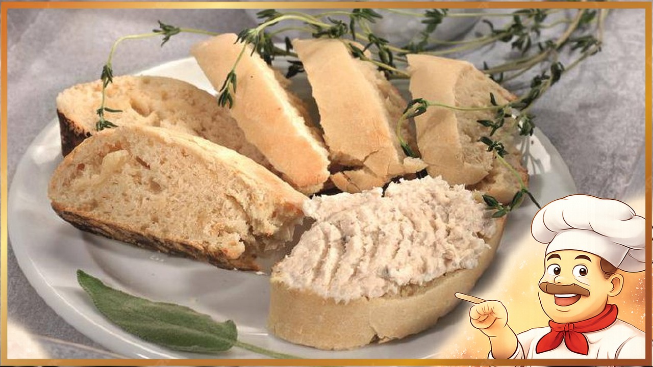 Рыбный паштет из скумбрии с сыром и лимоном