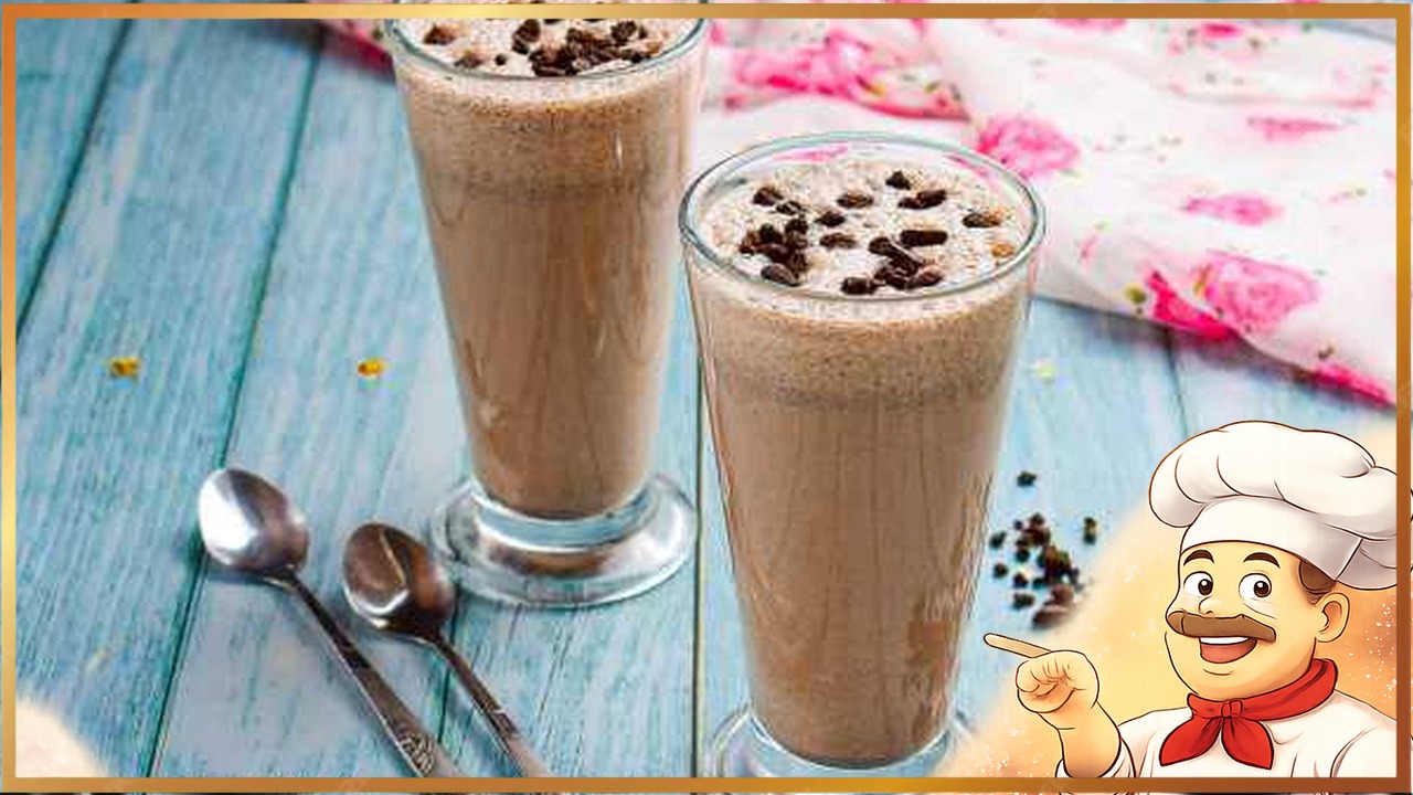 Шоколадный коктейль из кефира