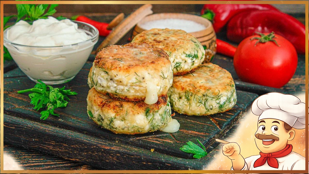 Сырники с зеленью