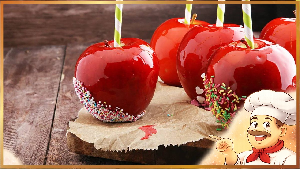 Яблоки в карамели