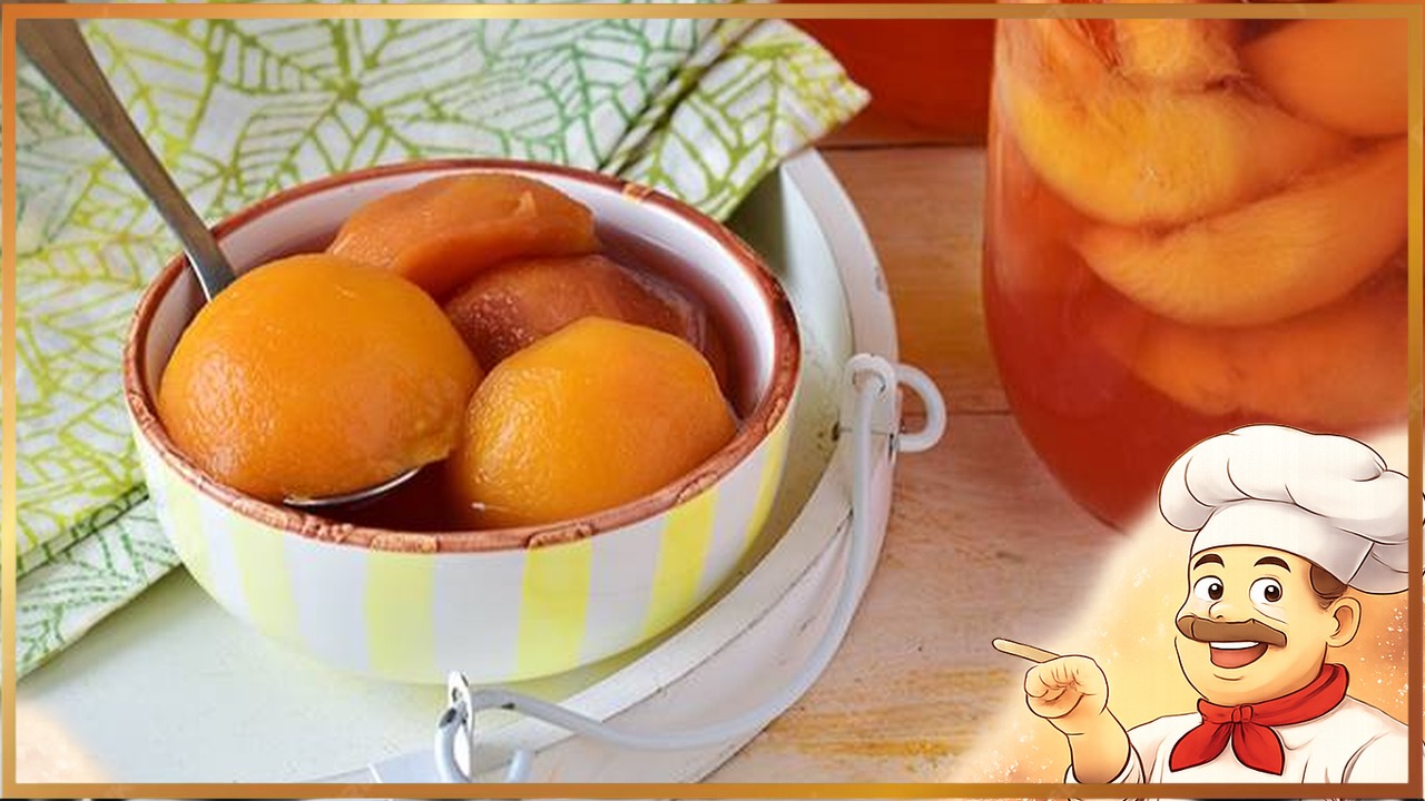 Персики в сиропе на зиму