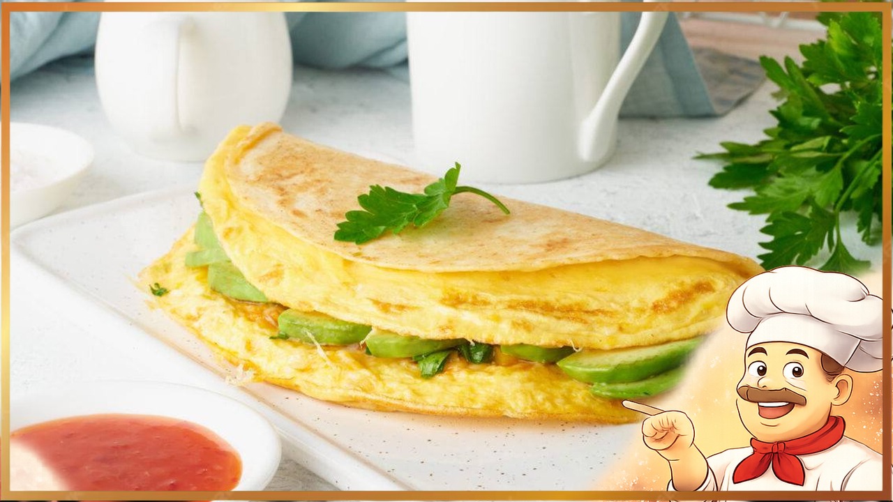 Тортилья с яйцом и сыром