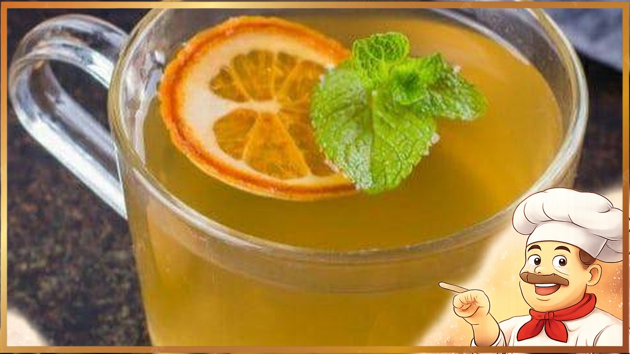 Мятный чай с апельсином