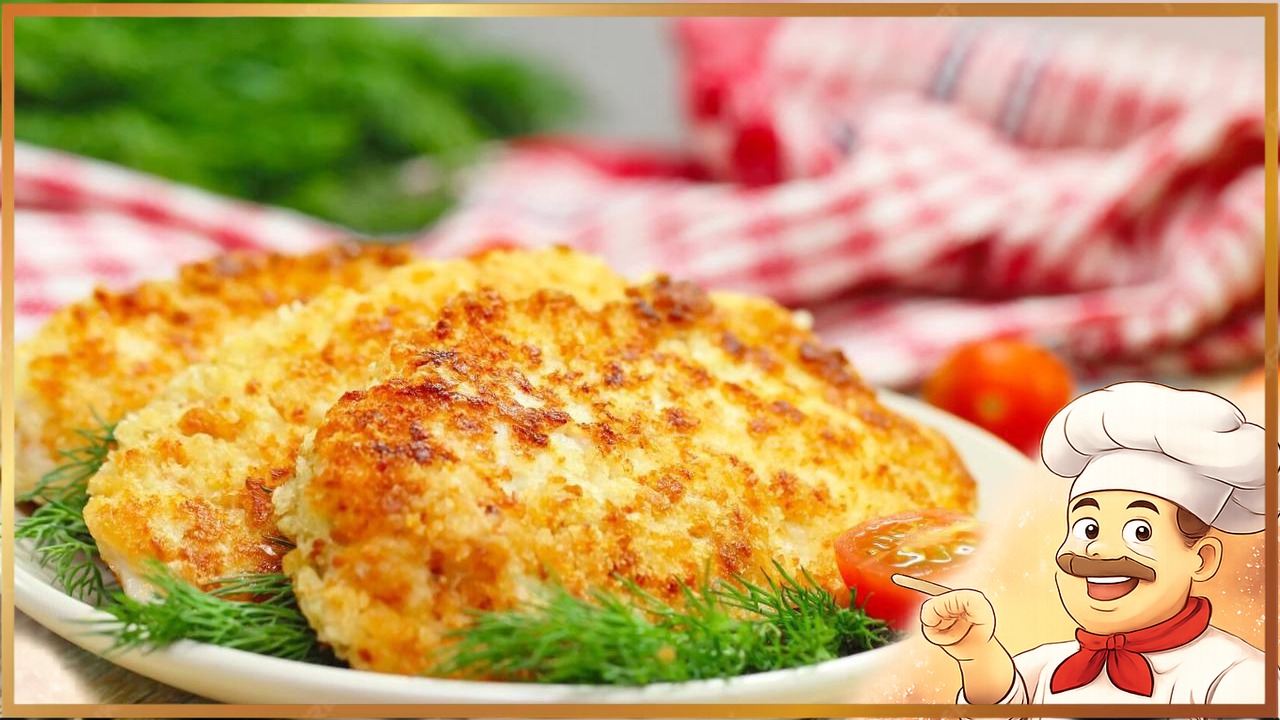 Куриные котлеты с сыром