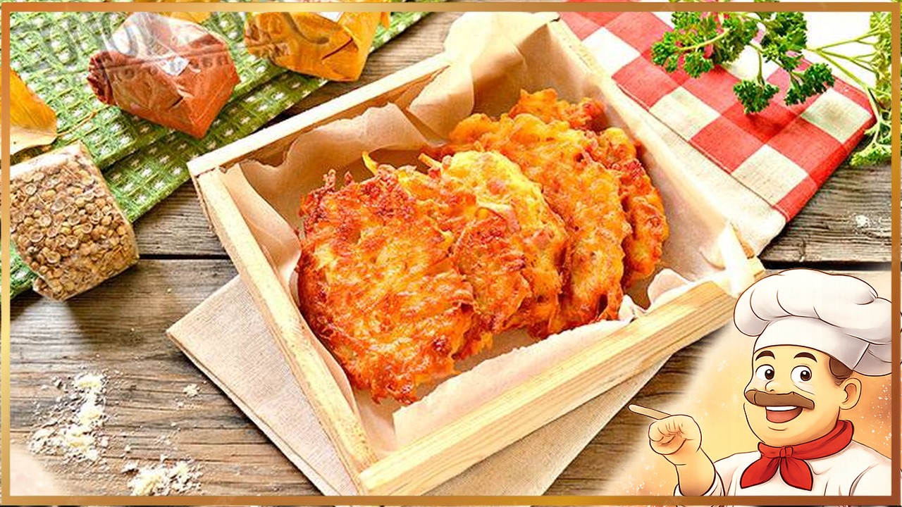 Драники ветчиной и сыром