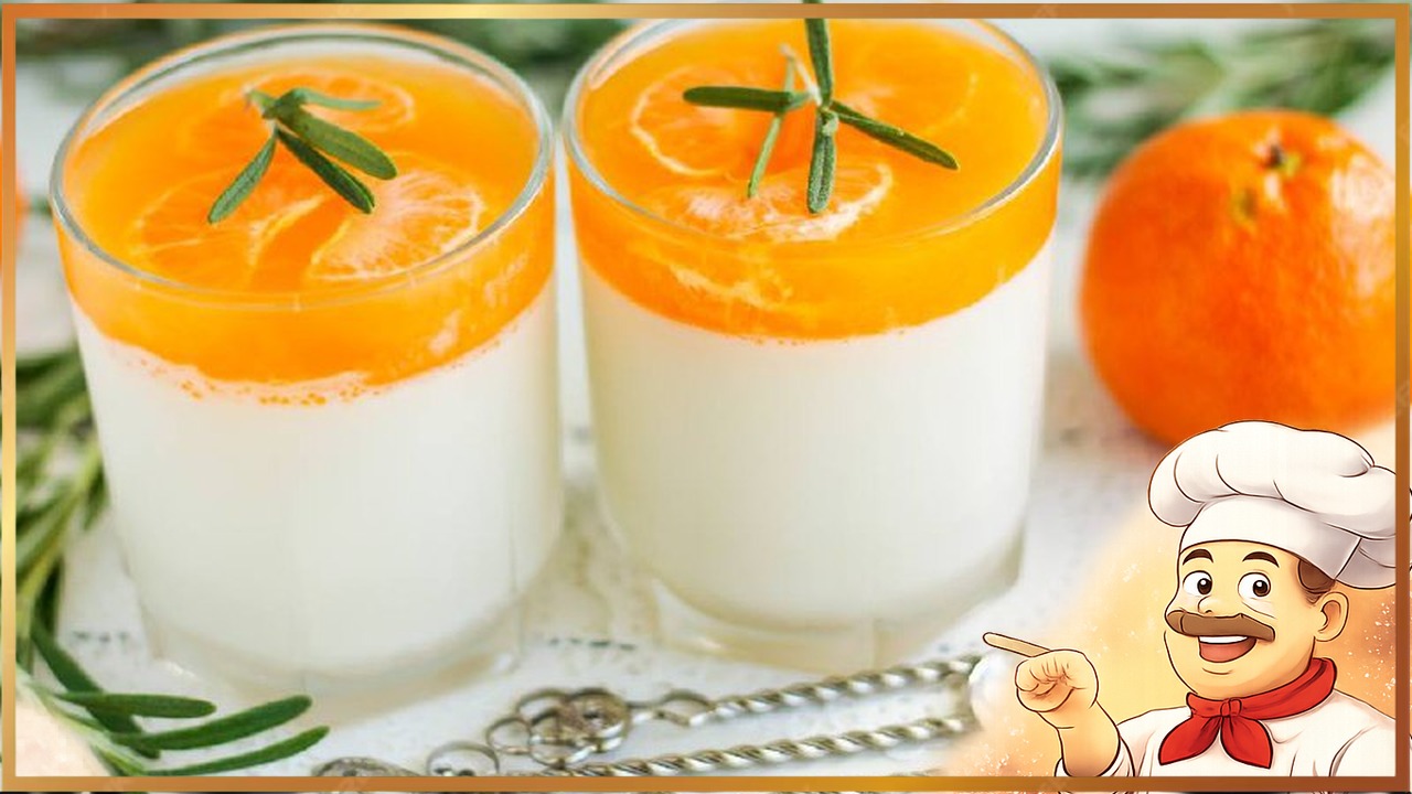 Мандариновая панна-котта