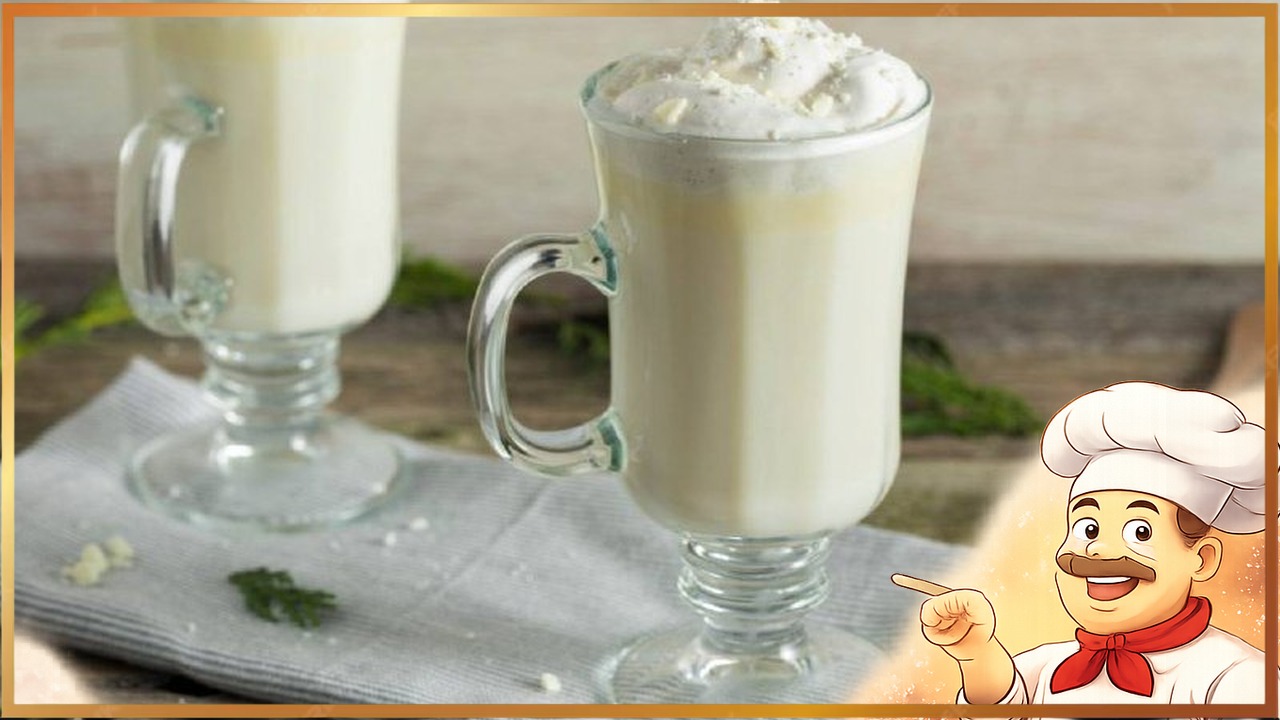 Молочный чай с белым шоколадом