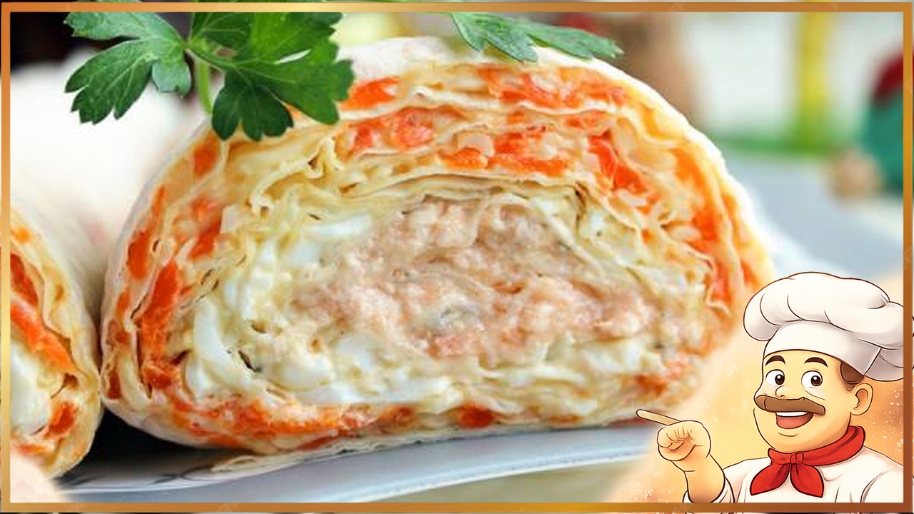 Рулет «Мимоза»