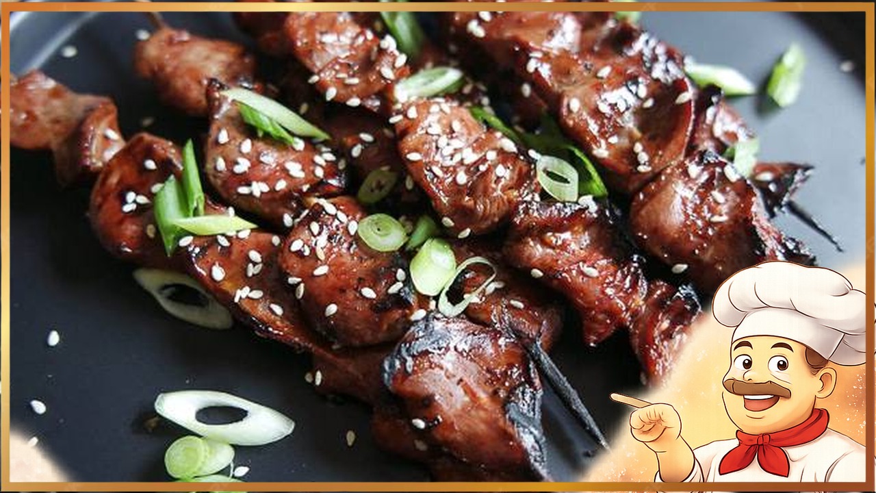 Якитори из куриного бедра