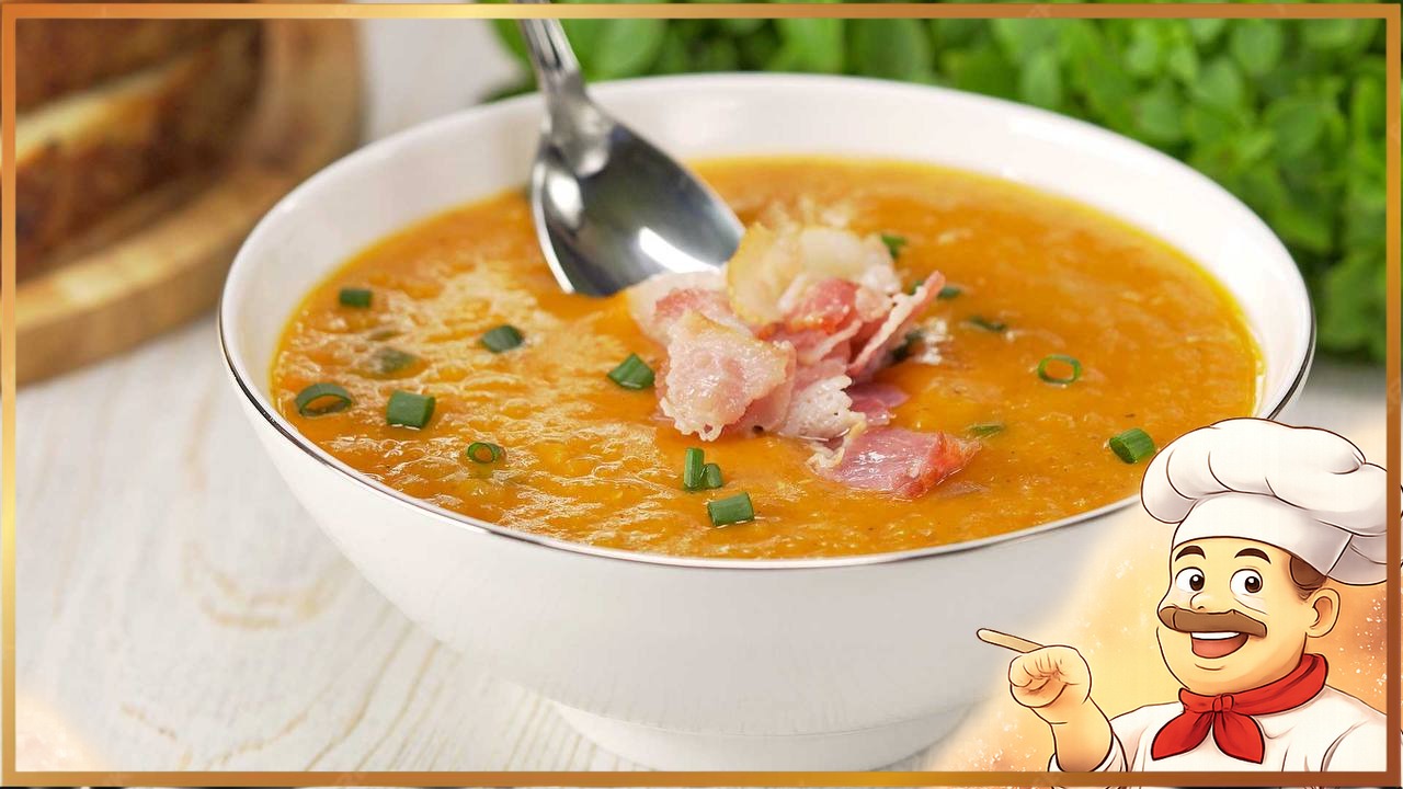 Похлебка с беконом и чечевицей