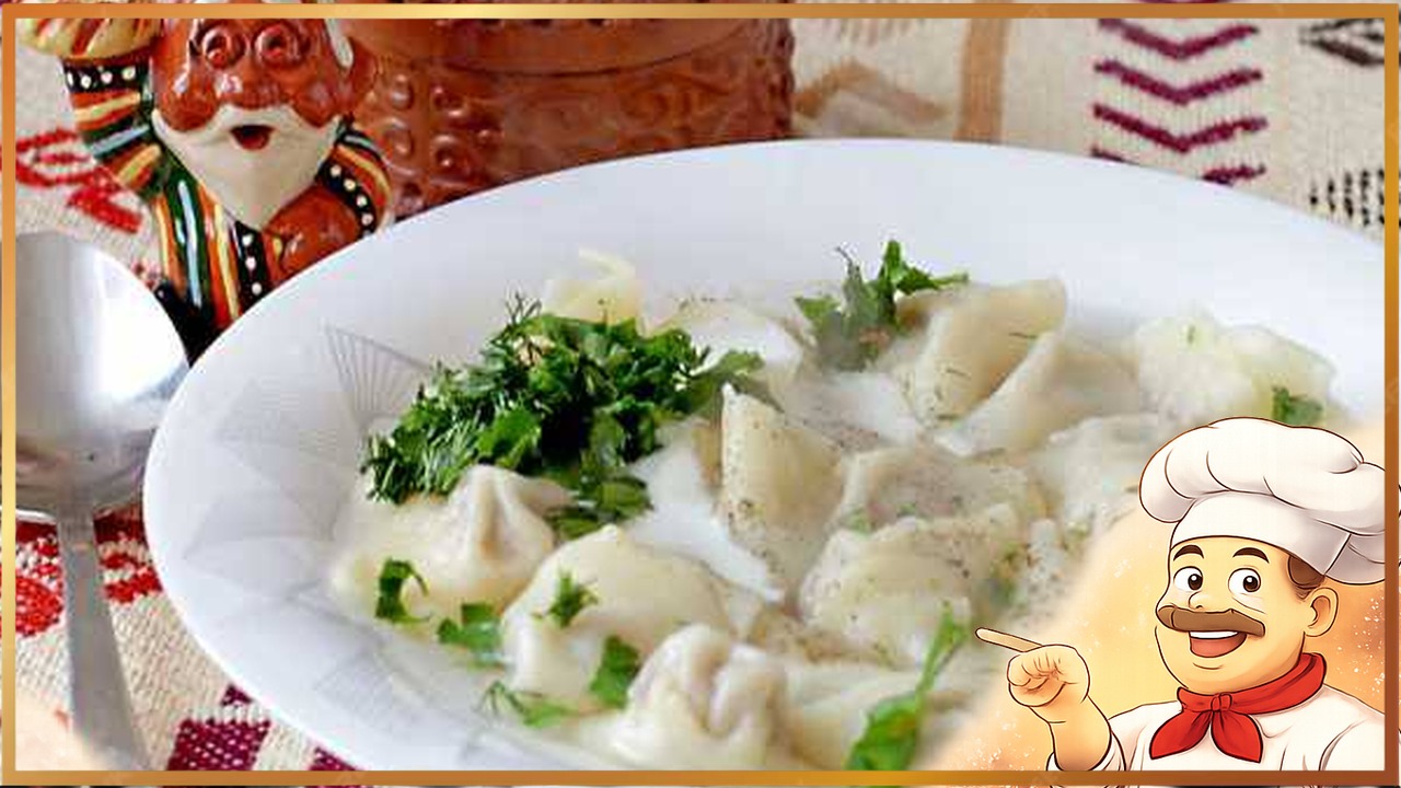 Чучвара в сливочном бульоне