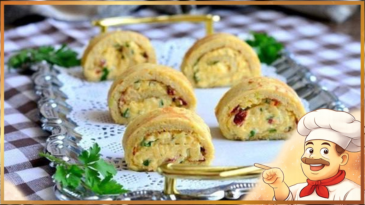 Рулетики из кабачка