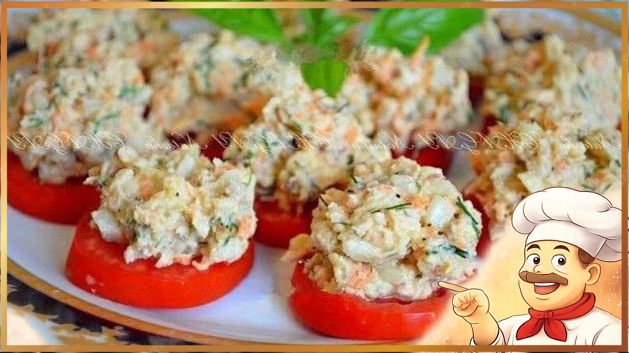 Закуска из рыбных консервов